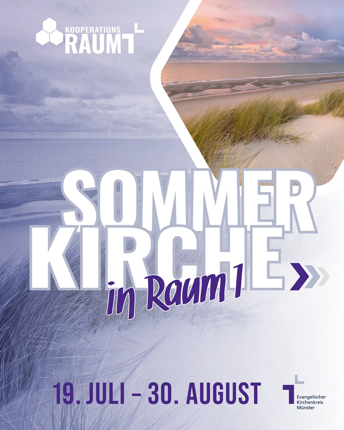 Sommerkirche 2026 in Raum 1 vom 19.7. bis 30.8.26